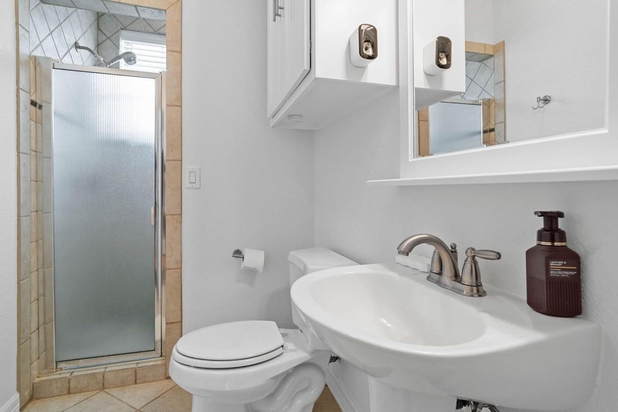 Bathroom, Glass Shower, Interior