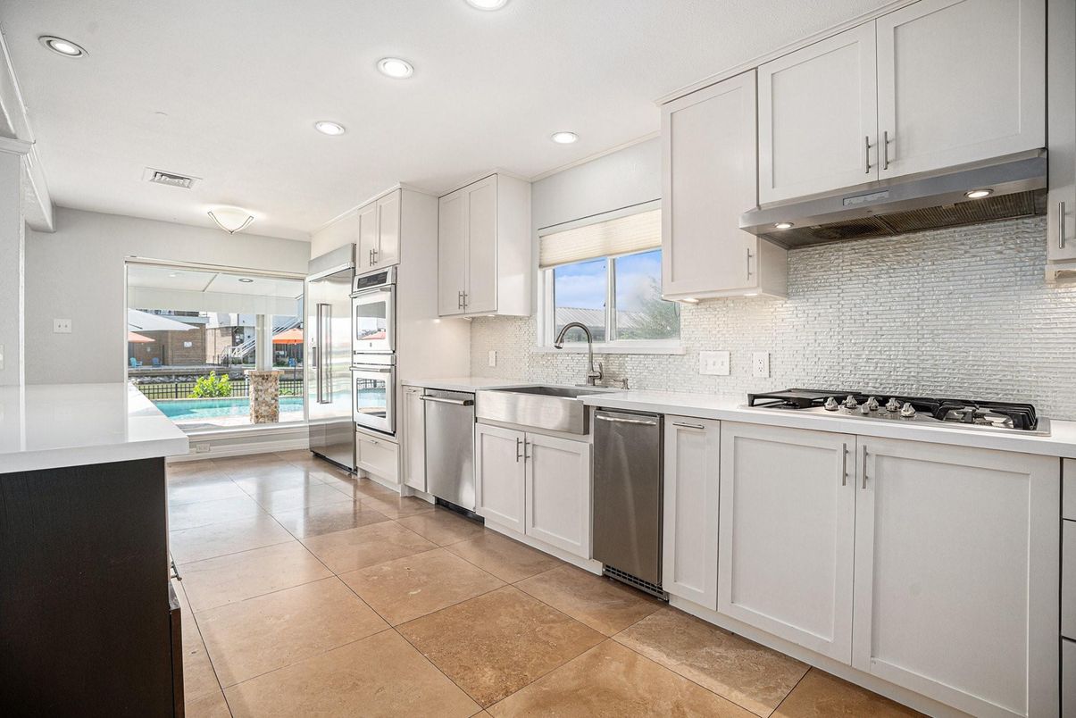 Interior, Kitchen, Recessed Lighting, Stainless Steel Appliances