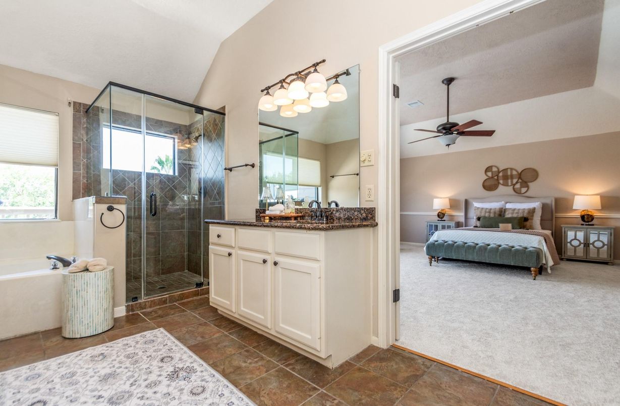 Bathroom, Bedroom, Glass Shower, Interior