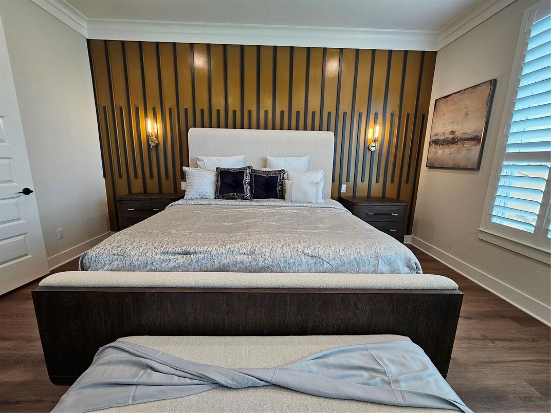 Bedroom, Interior, Wood Texture Flooring