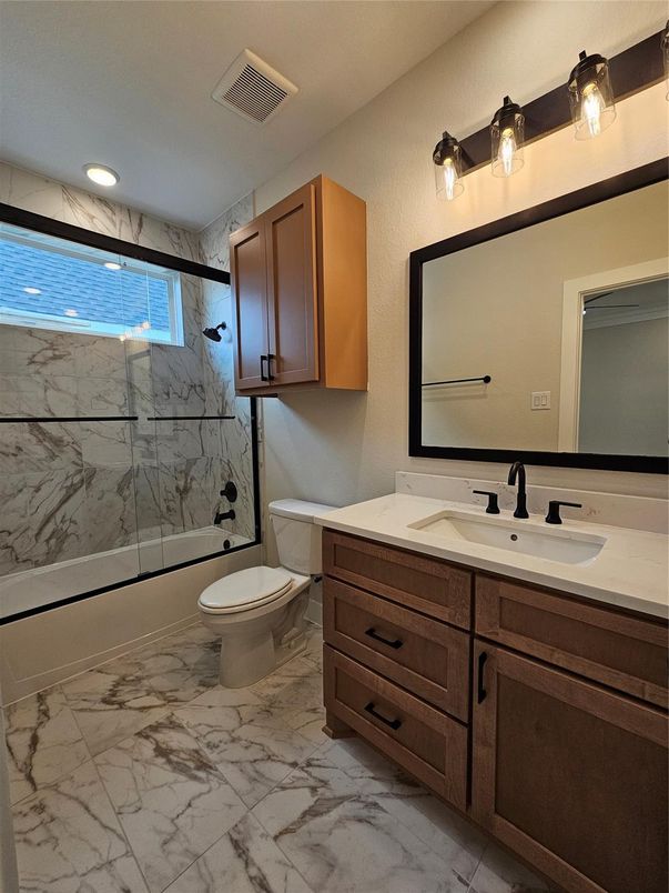 Bathroom, Glass Shower, Interior, Marble, Marble Walls, Recessed Lighting