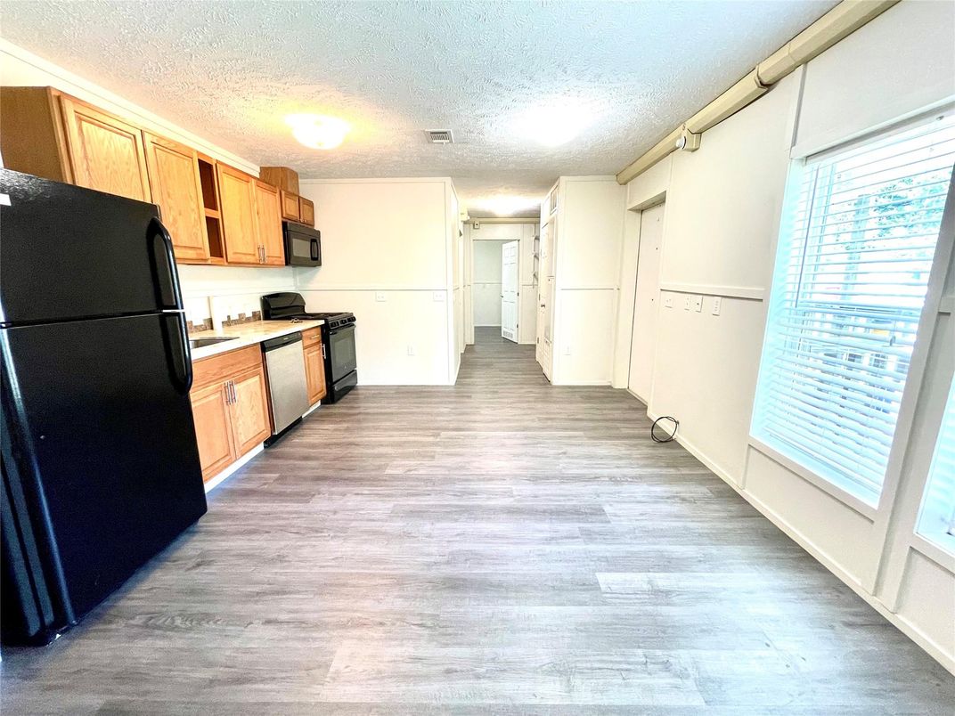 Interior, Kitchen, Wood Texture Flooring