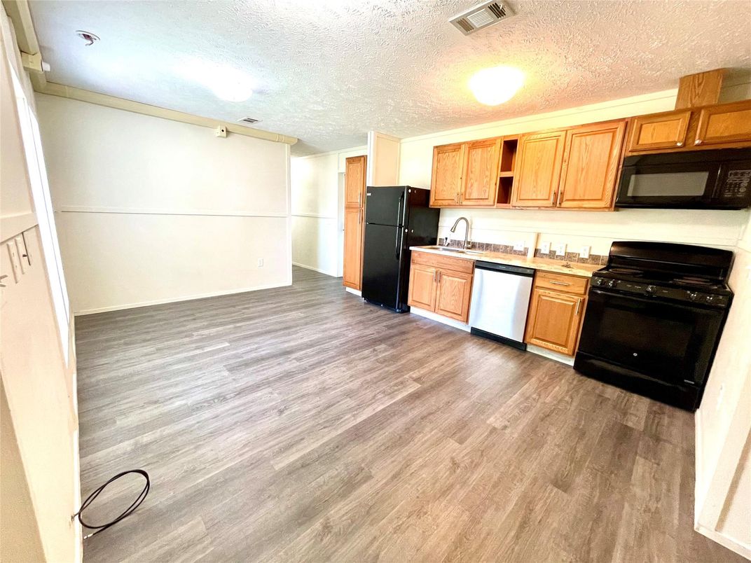 Interior, Kitchen, Wood Texture Flooring