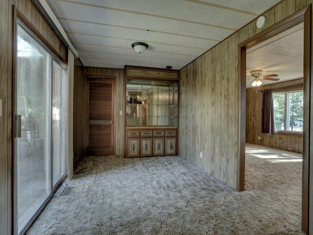 Empty room, Interior, Wooden Walls