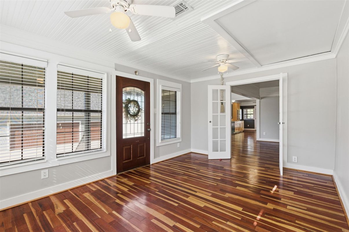 Empty room, Interior, Wood Texture Flooring