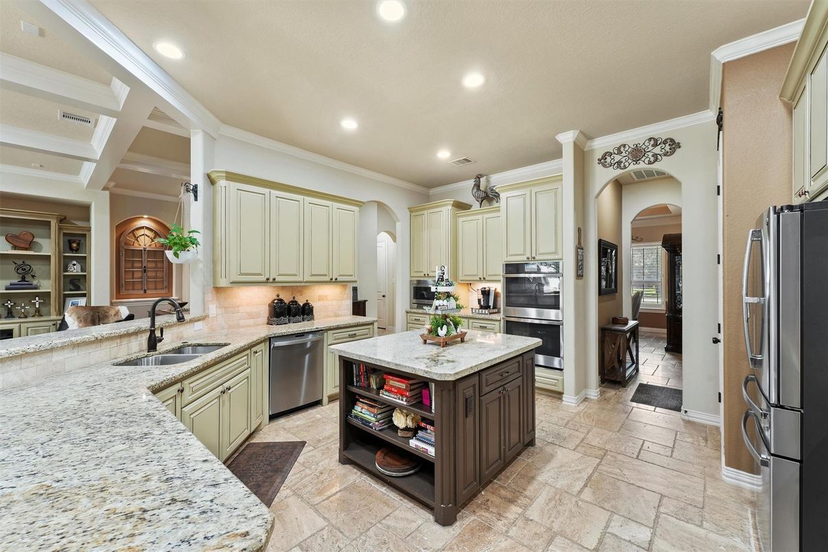 Interior, Kitchen, Recessed Lighting, Stainless Steel Appliances