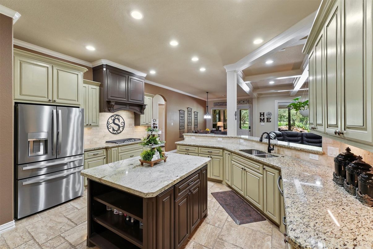 Interior, Kitchen, Recessed Lighting, Stainless Steel Appliances