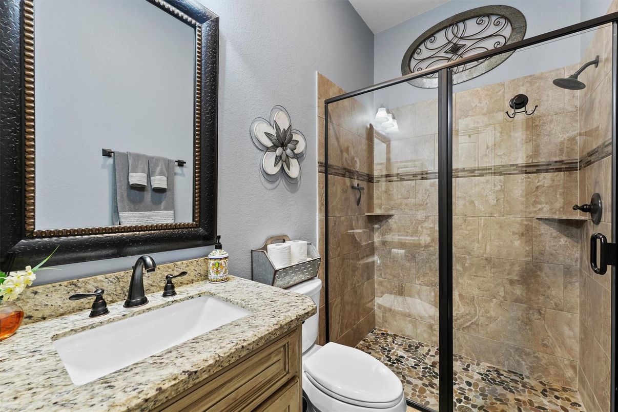 Bathroom, Glass Shower, Interior