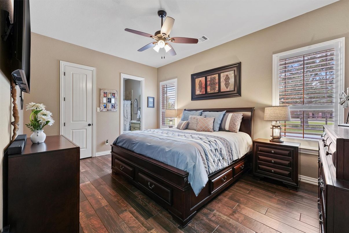 Bedroom, Interior, Wood Texture Flooring