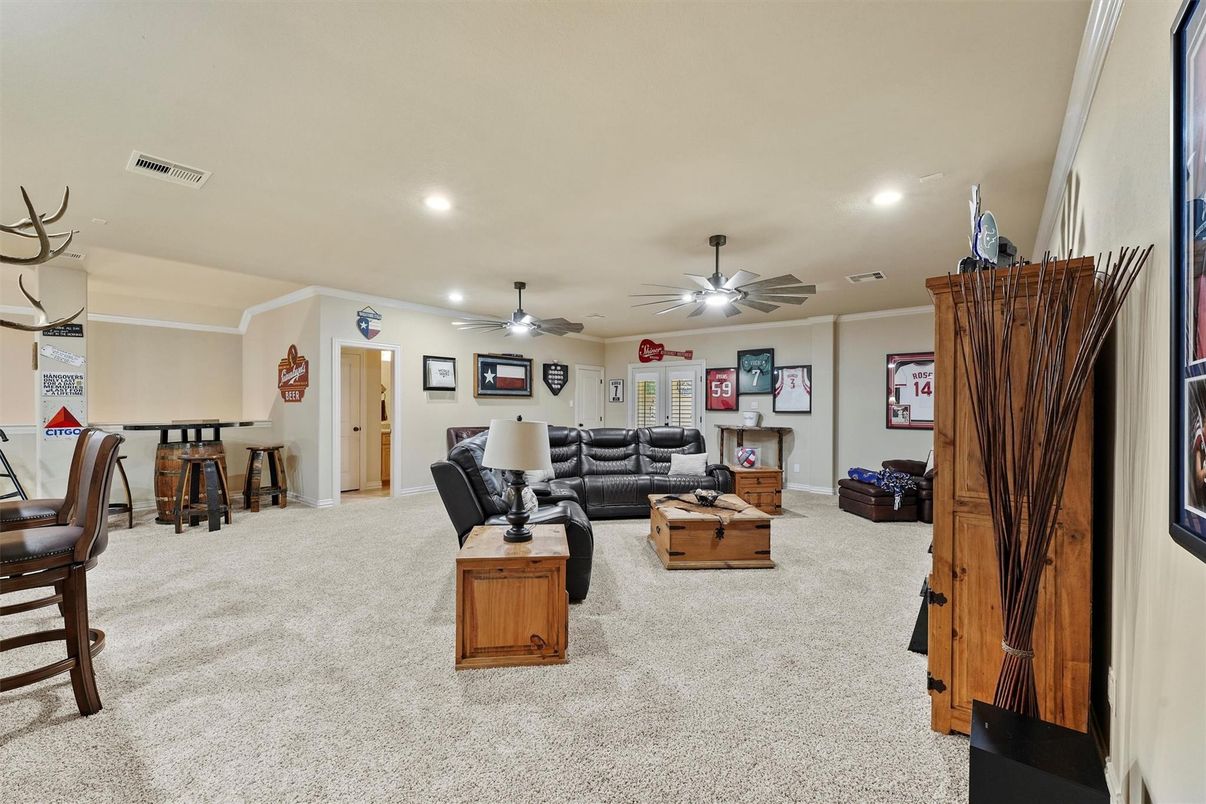 Interior, Living room, Recessed Lighting