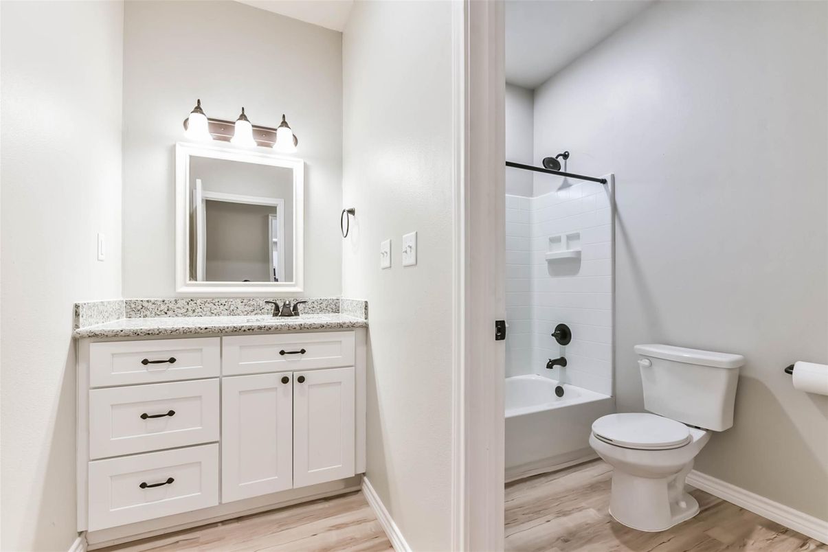 Bathroom, Interior, Wood Texture Flooring