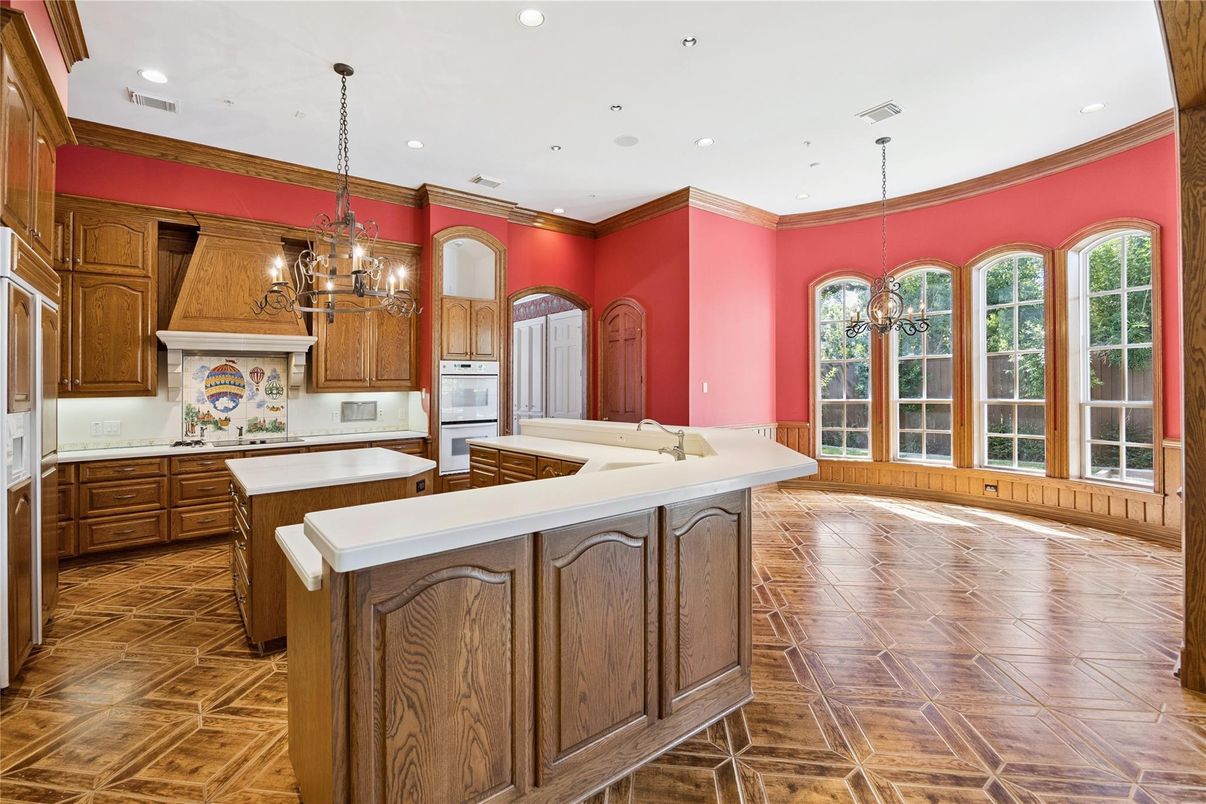 Chandelier, Interior, Kitchen, Recessed Lighting