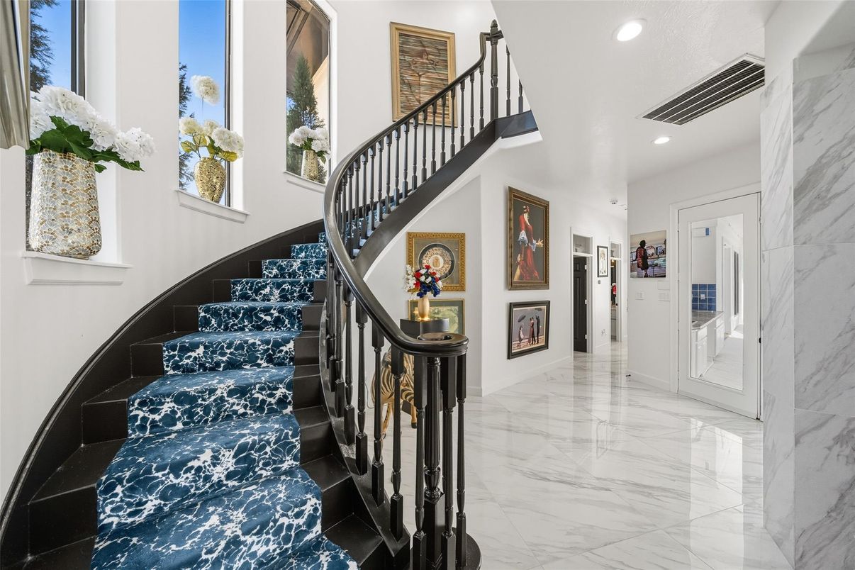 Interior, Marble, Marble Walls, Recessed Lighting