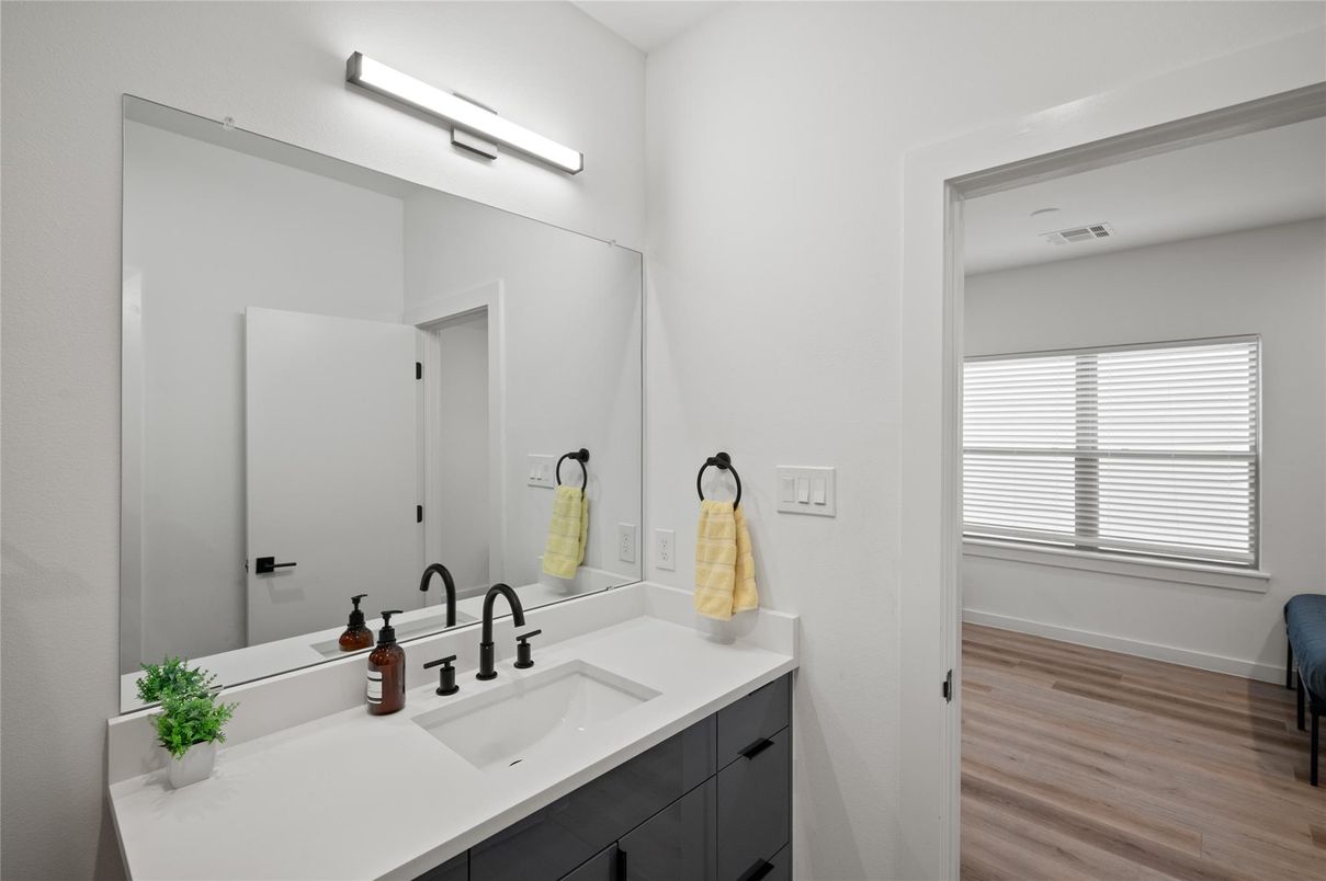 Bathroom, Interior, Wood Texture Flooring