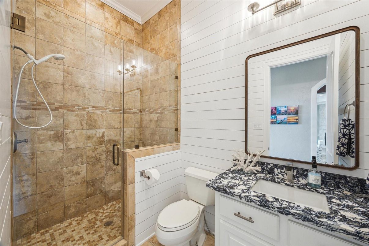 Bathroom, Glass Shower, Interior