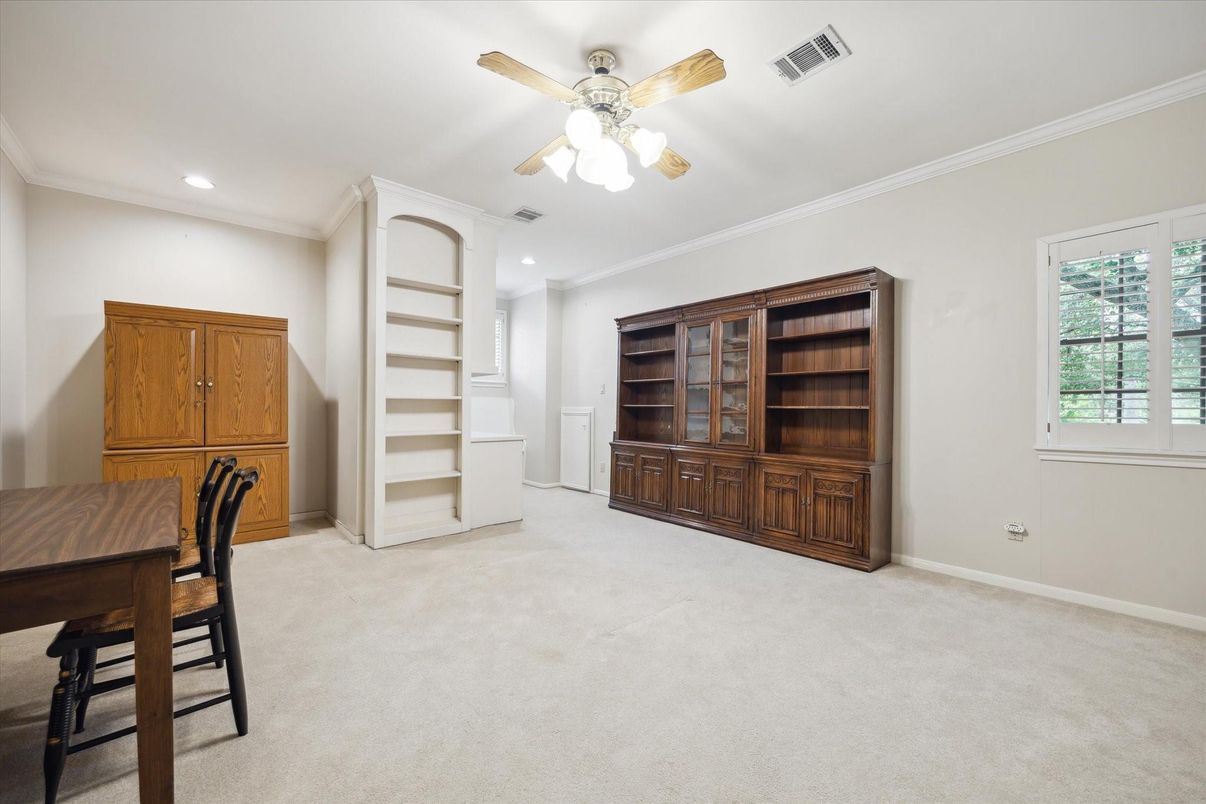 Home Office, Interior, Recessed Lighting