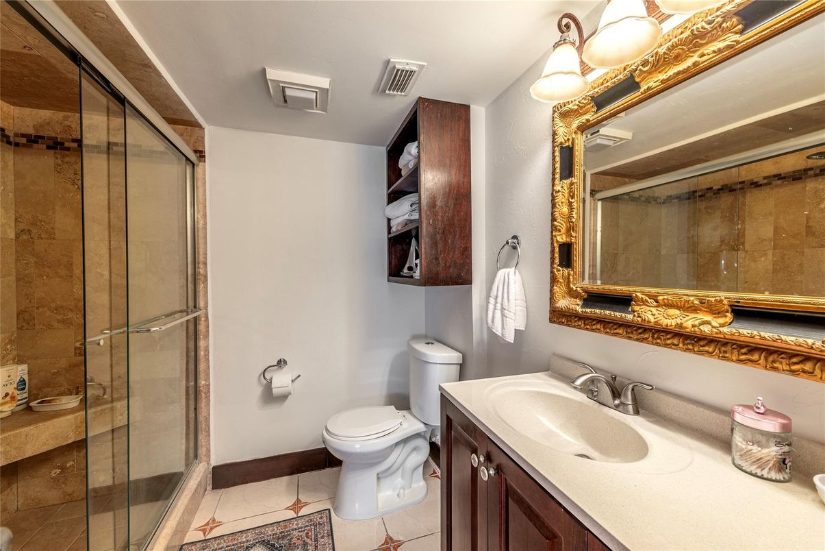 Bathroom, Glass Shower, Interior