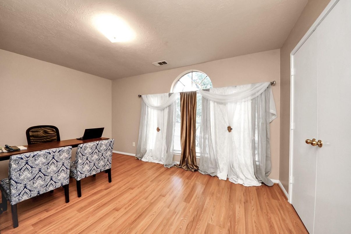 Home Office, Interior, Wood Texture Flooring