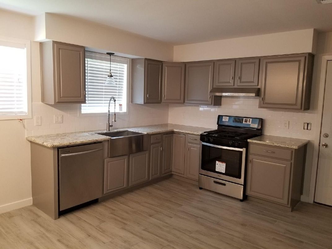 Interior, Kitchen, Wood Texture Flooring