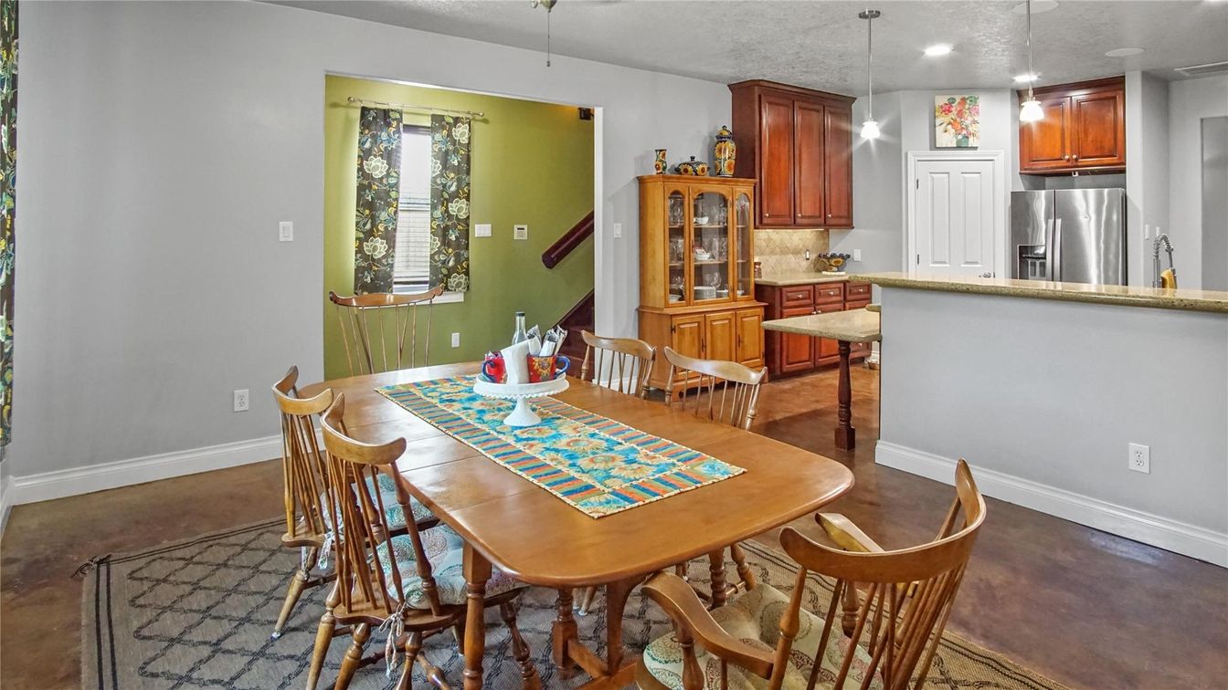 Dining room, Interior, Kitchen, Pendant Lights, Recessed Lighting