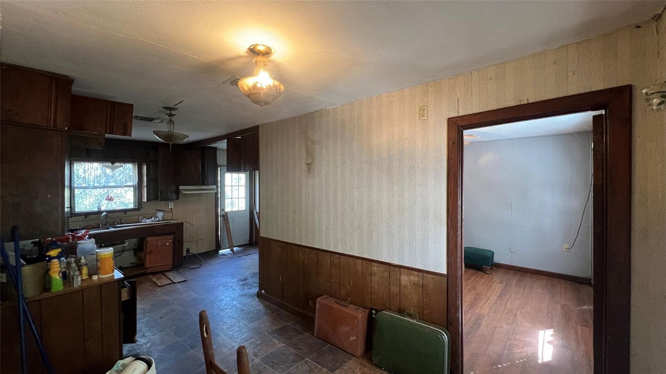 Interior, Kitchen, Wood Texture Flooring