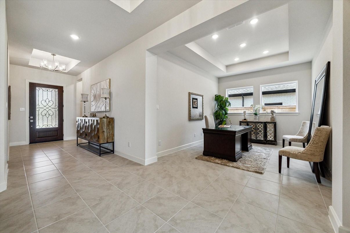 Chandelier, Interior, Recessed Lighting