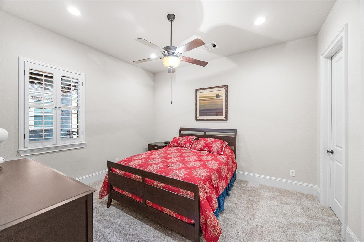 Bedroom, Interior, Recessed Lighting