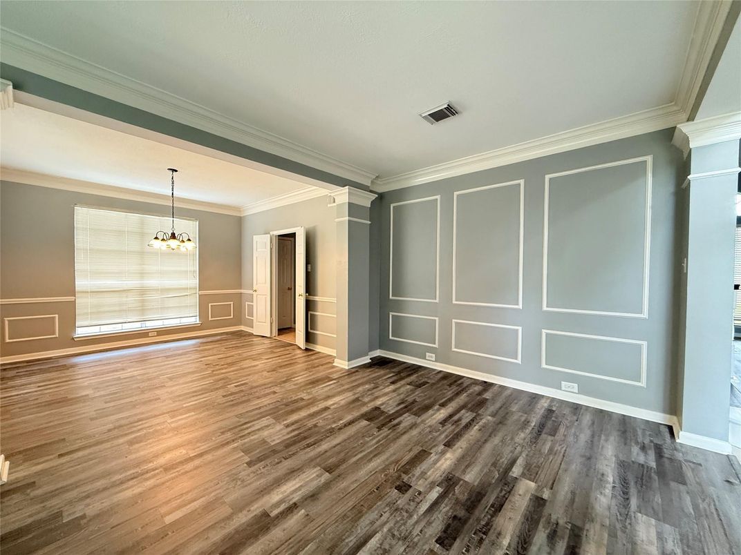 Empty room, Interior, Wood Texture Flooring