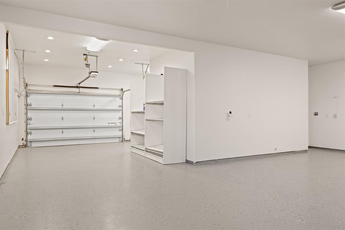 Garage, Interior, Recessed Lighting