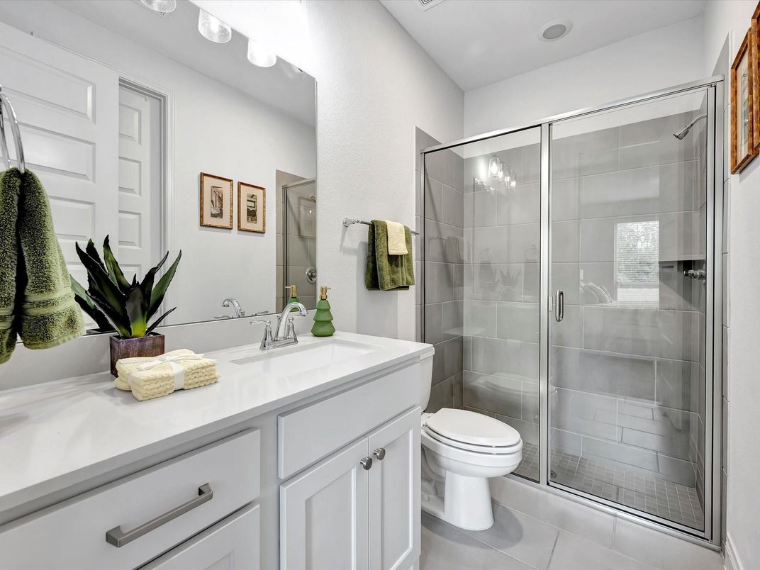 Bathroom, Glass Shower, Interior