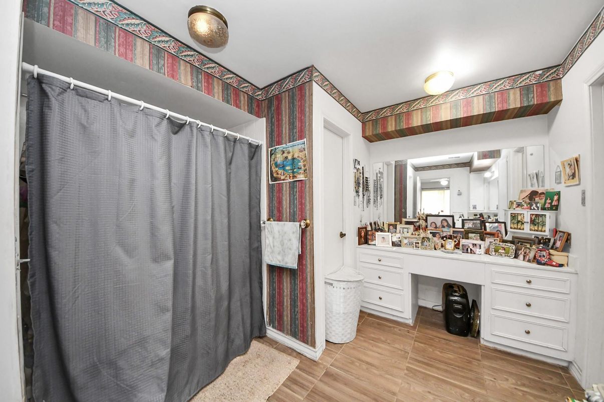 Bathroom, Interior, Wood Texture Flooring
