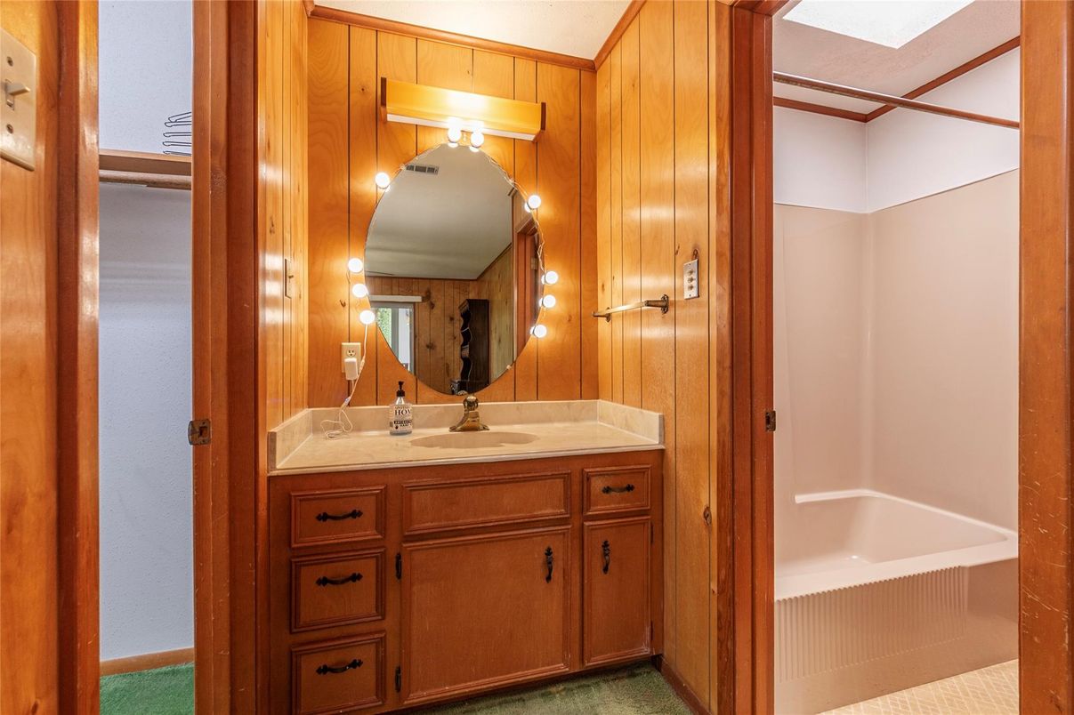 Bathroom, Interior, Wooden Walls
