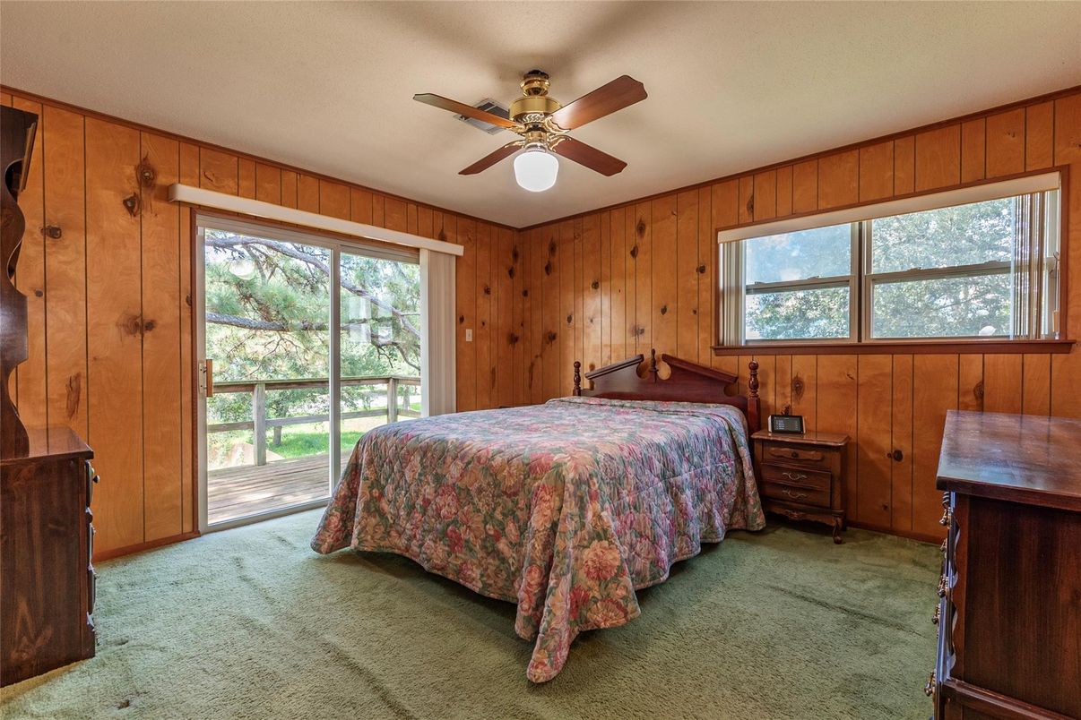 Bedroom, Interior, Wooden Walls