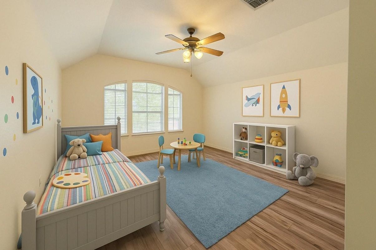 Bedroom, Interior, Wood Texture Flooring