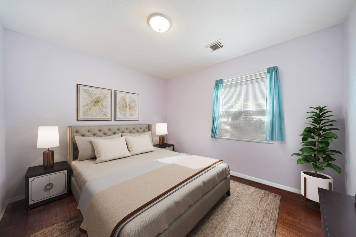 Bedroom, Interior, Wood Texture Flooring