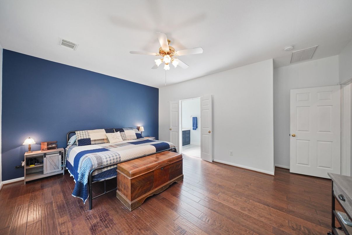 Bedroom, Interior, Wood Texture Flooring