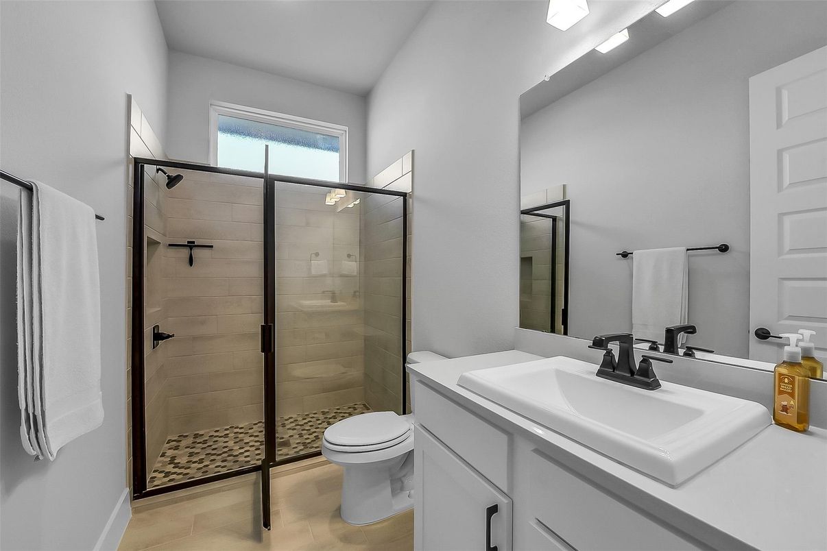 Bathroom, Glass Shower, Interior