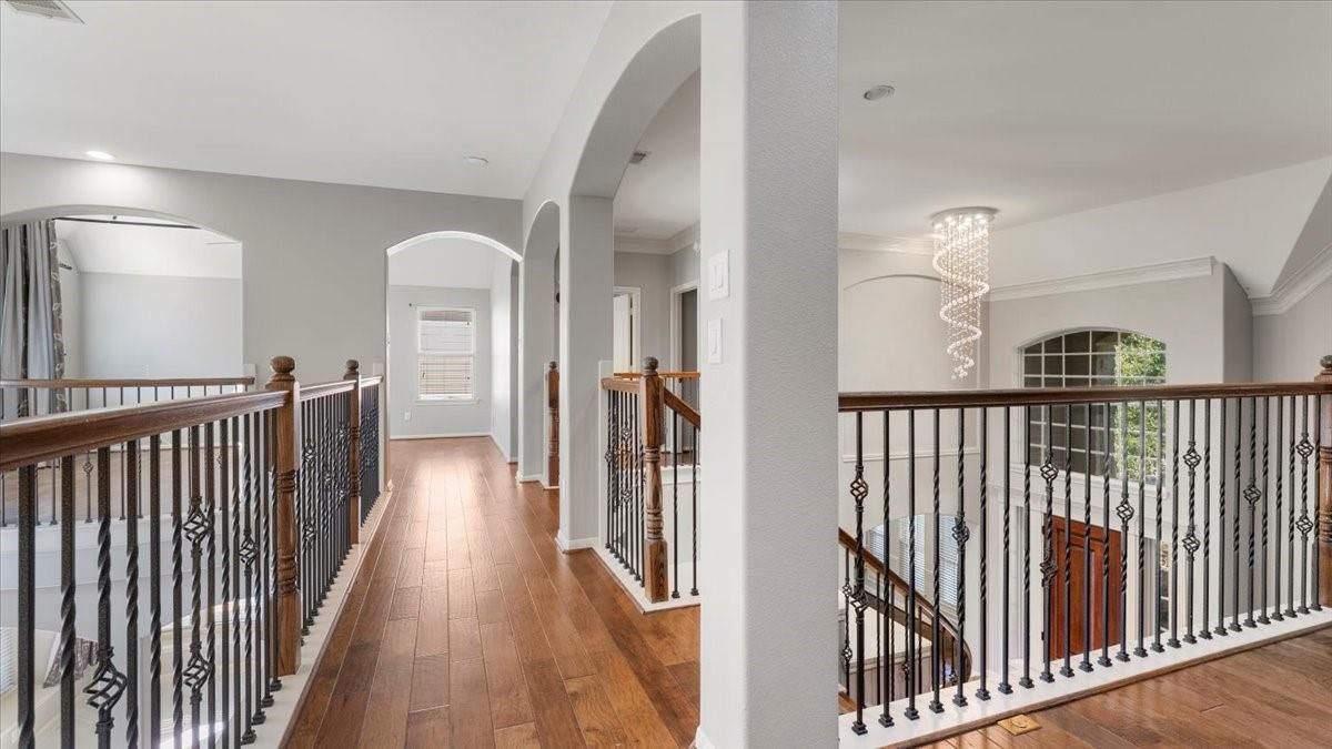 Chandelier, Interior, Recessed Lighting, Wood Texture Flooring