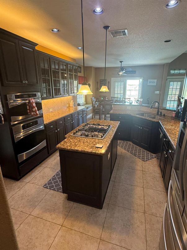 Interior, Kitchen, Pendant Lights, Recessed Lighting