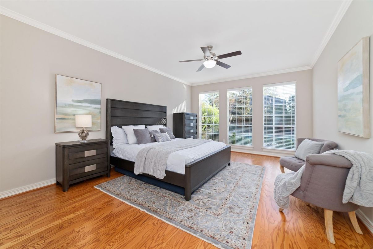 Bedroom, Interior, Wood Texture Flooring