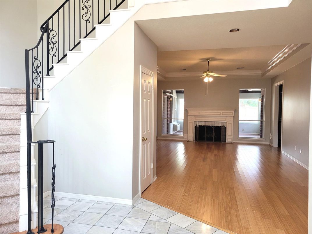 Fireplace, Interior, Marble, Wood Texture Flooring