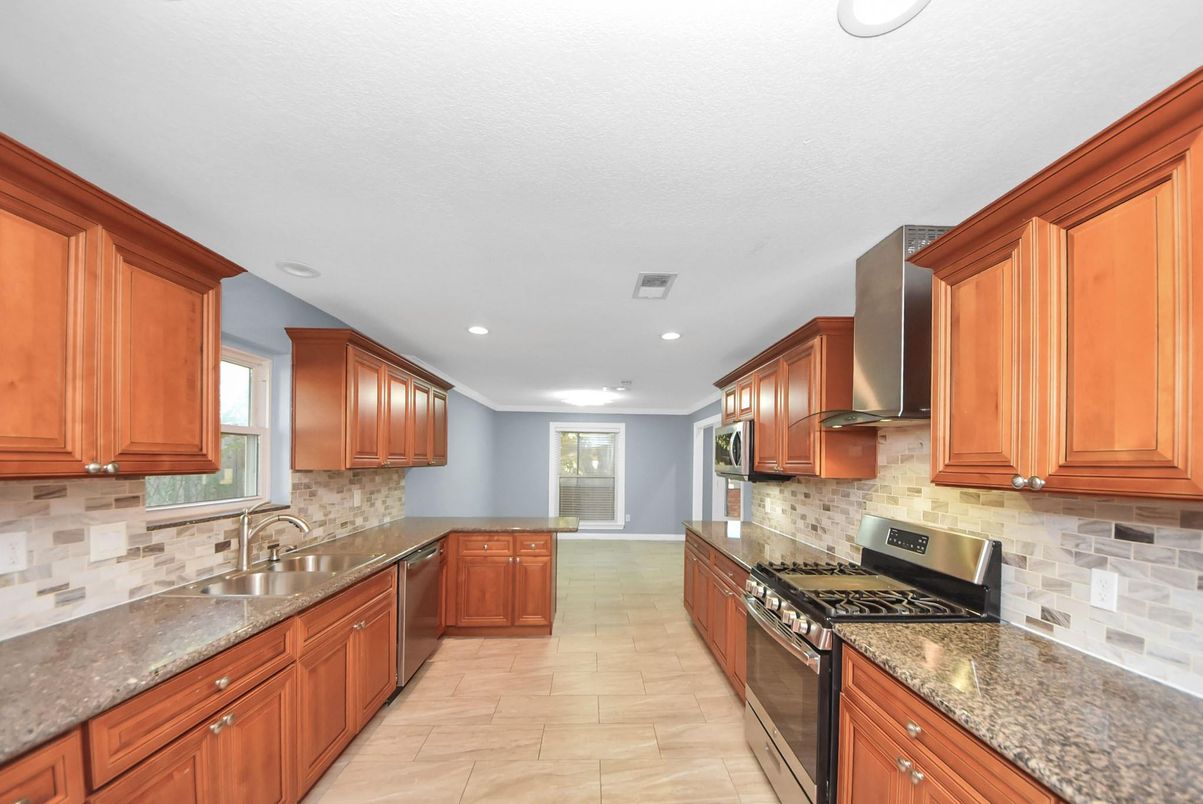 Interior, Kitchen, Recessed Lighting, Stainless Steel Appliances