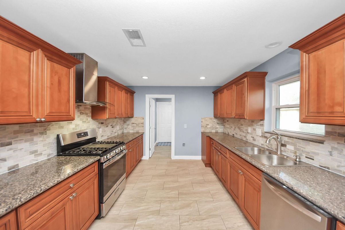 Interior, Kitchen, Recessed Lighting, Stainless Steel Appliances