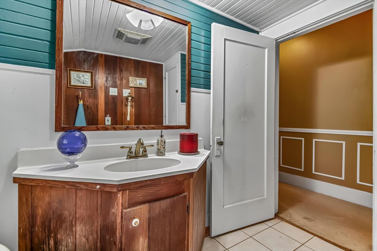 Bathroom, Interior, Wooden Walls