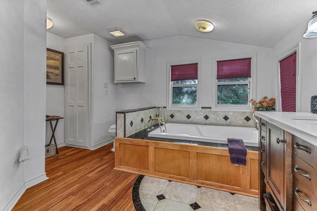 Bathroom, Interior, Wood Texture Flooring