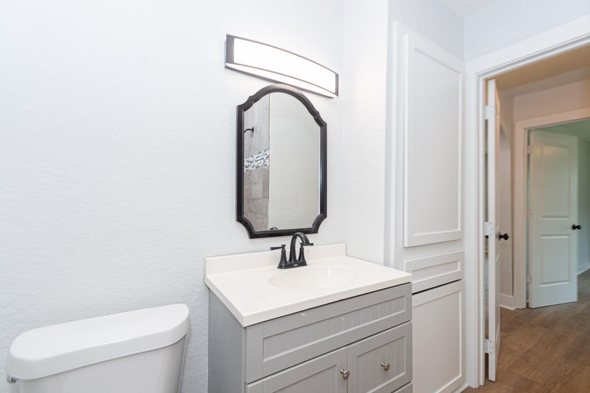 Bathroom, Interior, Wood Texture Flooring