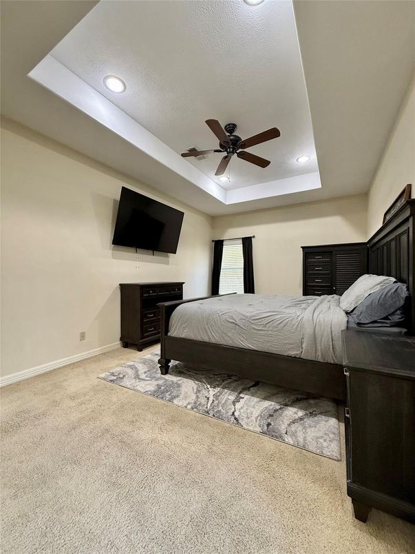 Bedroom, Interior, Recessed Lighting