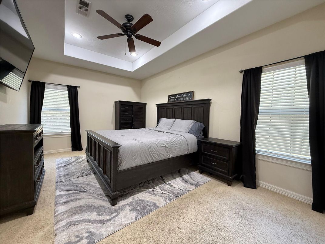 Bedroom, Interior, Recessed Lighting