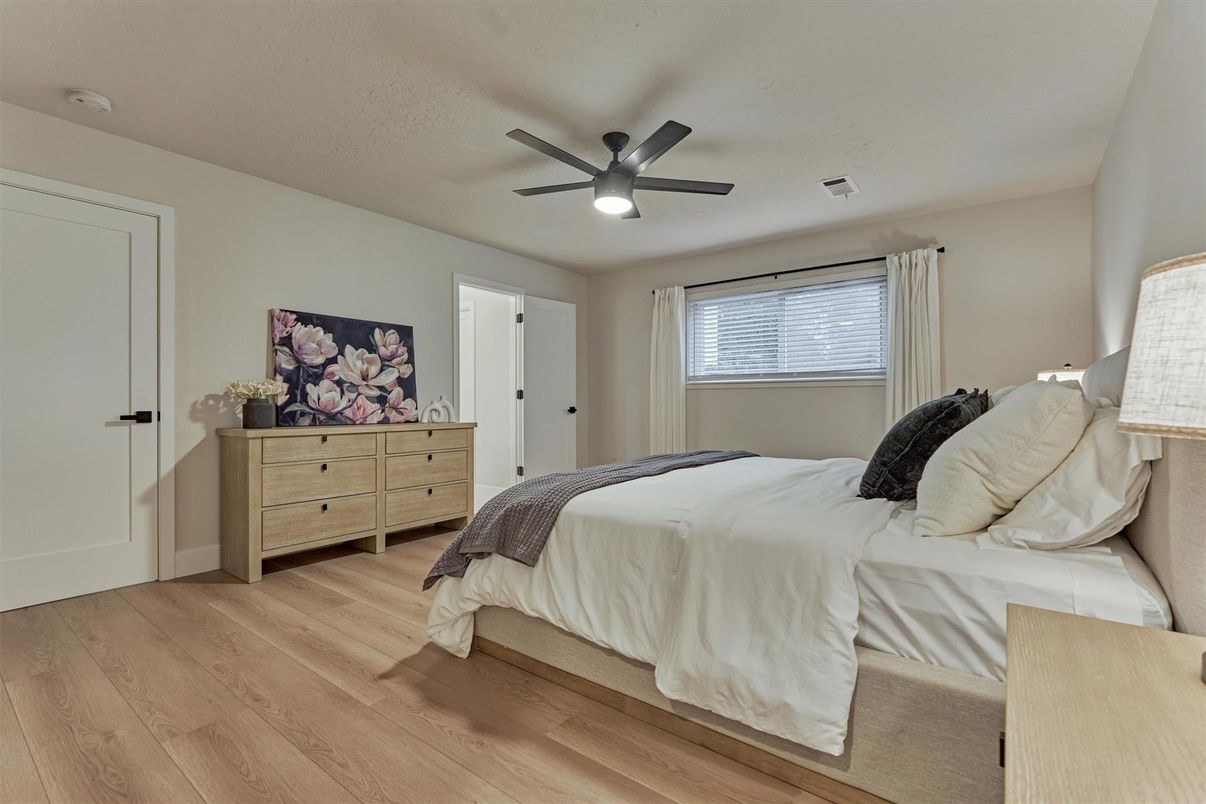 Bedroom, Interior, Wood Texture Flooring