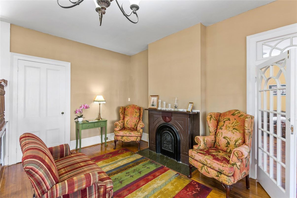 Fireplace, Interior, Wood Texture Flooring